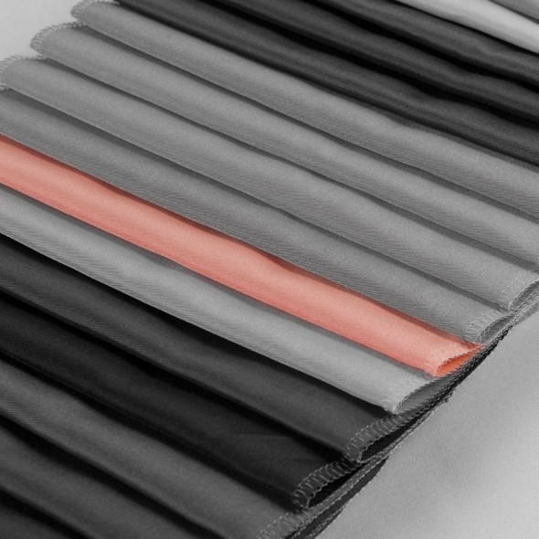 Tkanina zasłonowa typu tafta 015275-024 - wysokość 300 cm - jasnoróżowa