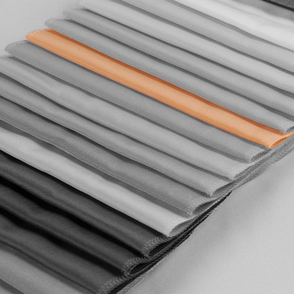 Tkanina zasłonowa typu tafta 015275-037 - wysokość 300 cm - łososiowa