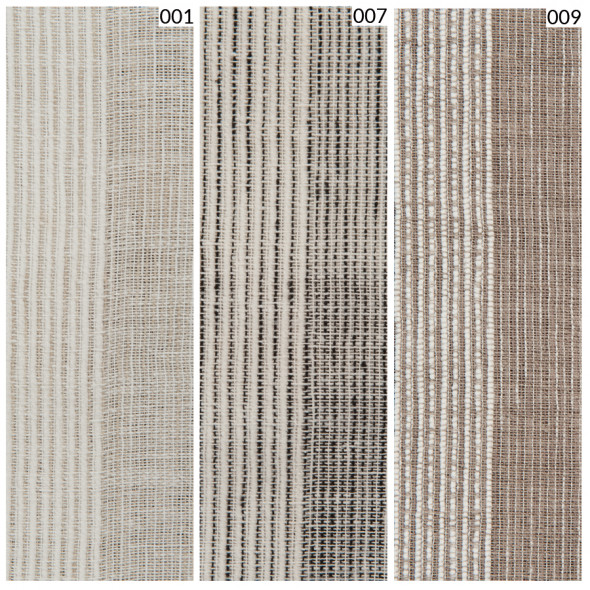 Tkanina zasłonowa z ołowianką 016305-007 - wysokość 290 cm - szara