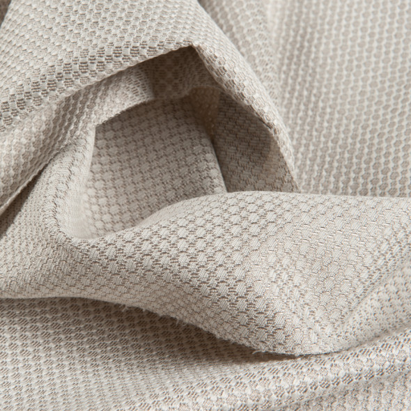 Tkanina zasłonowa z ołowianką 060031 - wysokość 300 cm - kremowa