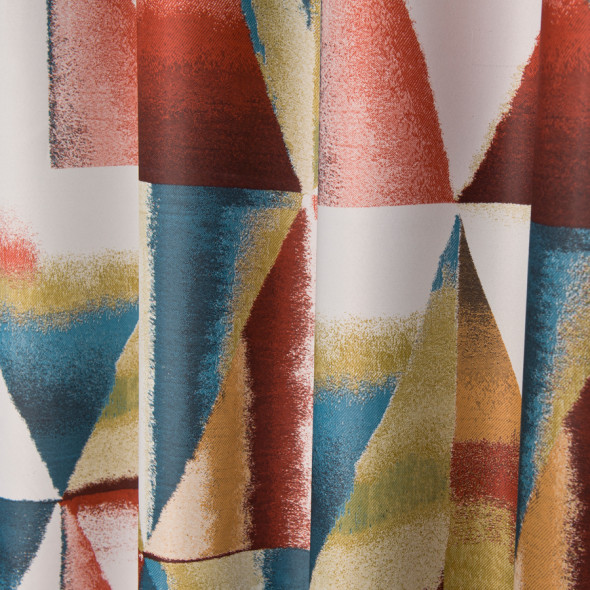 Zasłona blackout na przelotkach MODENA - 260x140 cm - czerwony