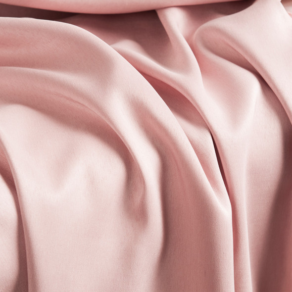 Zasłona gotowa na przelotkach ELLA - 260x140 cm - brudny róż