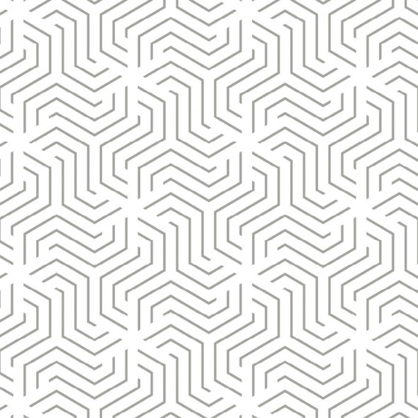 Zasłona gotowa na taśmie "Regolare Due" - 250x150 cm - biała/szara