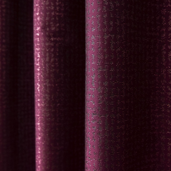 Zasłona gotowa na taśmie TINSEL - 250x140 cm - bordowy