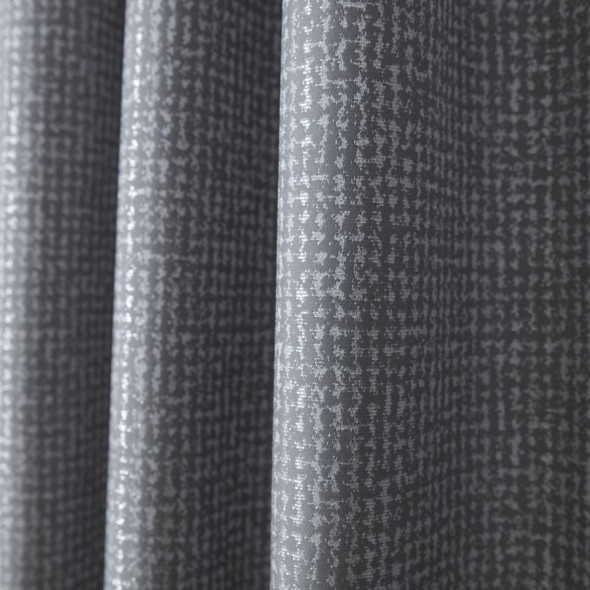Zasłona gotowa na taśmie TINSEL - 250x140 cm - szary