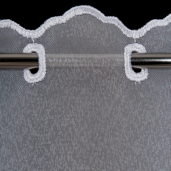 Zazdrostka haftowana 013493 - wysokość 70 cm - biały