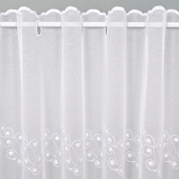 Zazdrostka haftowana 013495 - wysokość 70 cm - biały