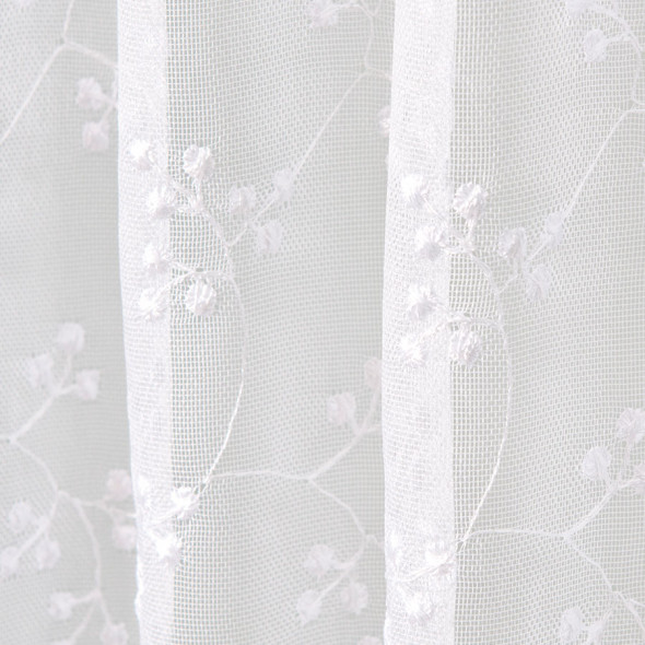 Zazdrostka haftowana 016603 - wysokość 40 cm - biały