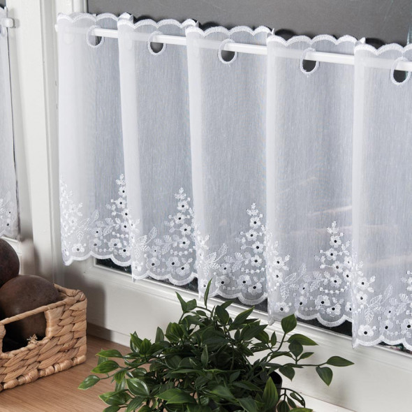 Zazdrostka haftowana 044088 - wysokość 30 cm - biały