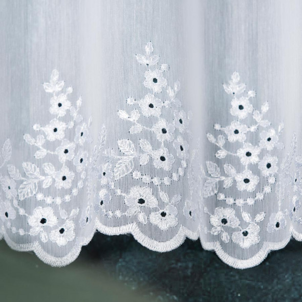 Zazdrostka haftowana 044088 - wysokość 60 cm - biały