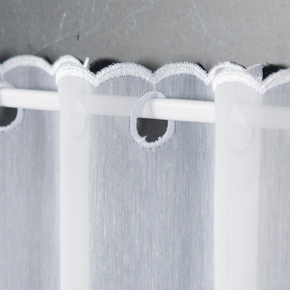 Zazdrostka haftowana 044088 - wysokość 75 cm - biały