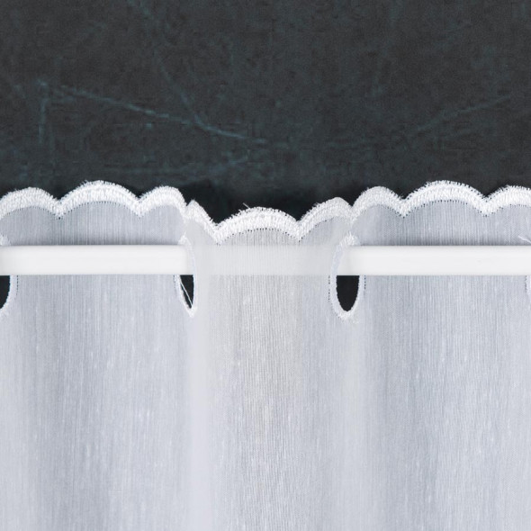 Zazdrostka haftowana 044088 - wysokość 90 cm - biały