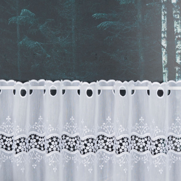 Zazdrostka z aplikacją 044076 - wysokość 40 cm - biały