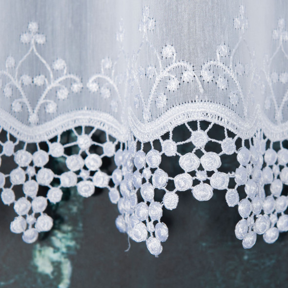 Zazdrostka z aplikacją 044076 - wysokość 80 cm - biały