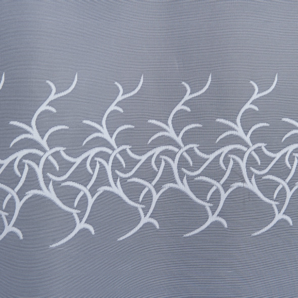 Zazdrostka żakardowa 023297 - wysokość 40 cm - biała