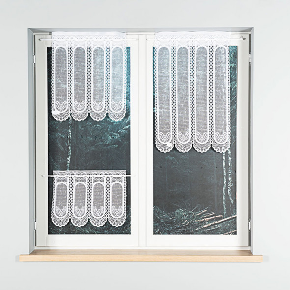 Zazdrostka żakardowa, kolor 001 biały