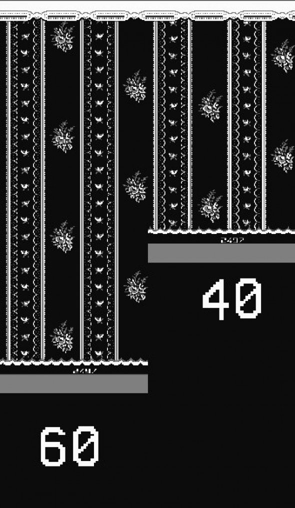 Zazdrostka żakardowa panelowa 002497 - wysokość 60 cm - biały