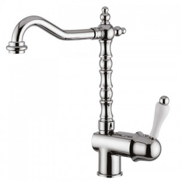 Giulini G. Pragamix Crystal 7527 bateria umywalkowa z korkiem, chrom