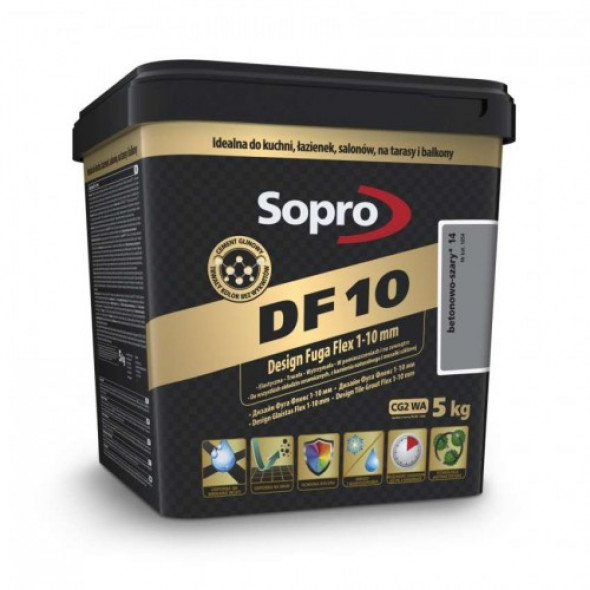 Sopro DF10 fuga betonowo-szara 14 , 5kg
