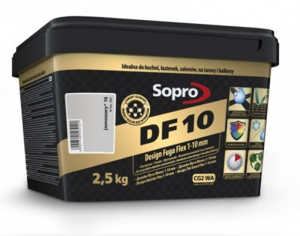 Sopro DF10 fuga jasnoszara 16 , 2,5kg