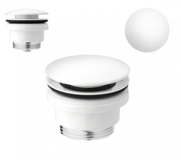 Vedo Uno VSY4000BI korek umywalkowy klik-klak biały