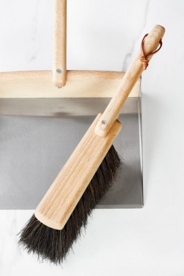 Drewniany Zestaw Zmiotka & Szufelka Końskie Włosie Redecker