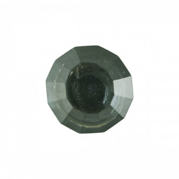 Gałka Szklana Szaro - Zielona