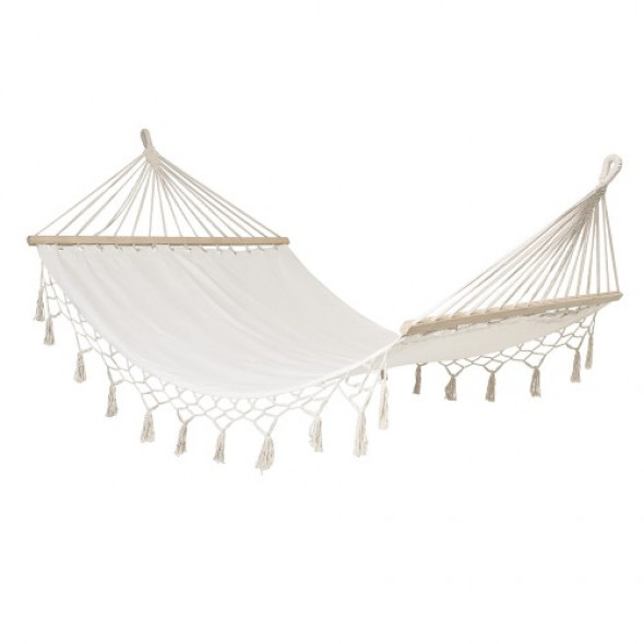 Hamak Z Frędzlami Off White