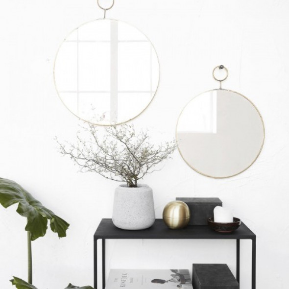 Lustro LOOP House Doctor Mosiądz