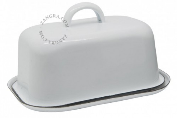 Maselniczka Emaliowana Z Czarną Lamówką Zangra