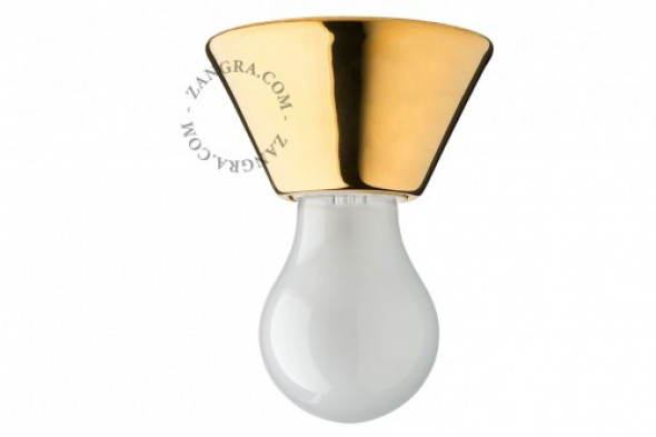 Porcelanowa Lampa Pokryta 18K Złotem ZANGRA V