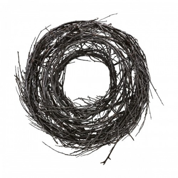 Wianek Dekoracyjny Z Nitek Sosnowych 36 cm