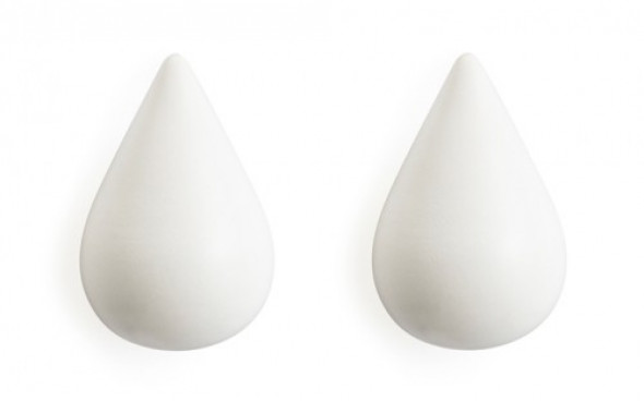 Wieszak Dropit Biały Duży 2szt. Norman Copenhagen