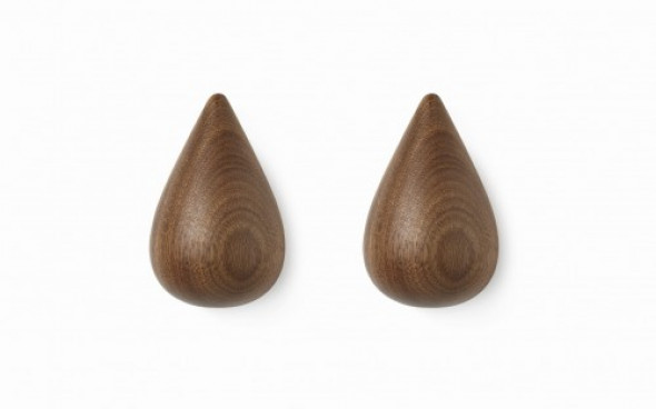 Wieszak Dropit Walnut Duży 2szt. Norman Copenhagen
