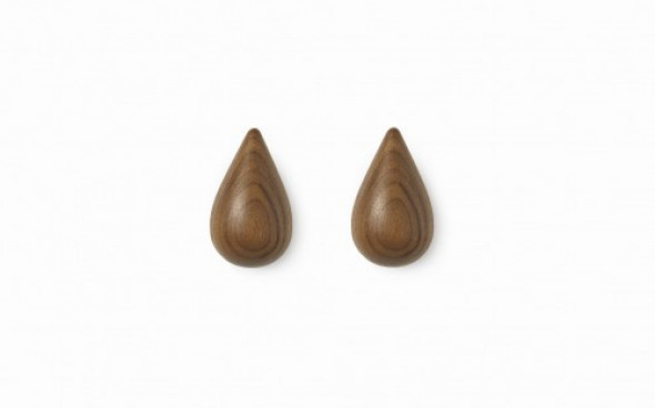 Wieszak Dropit Walnut Mały 2 szt. Normann Copenhagen