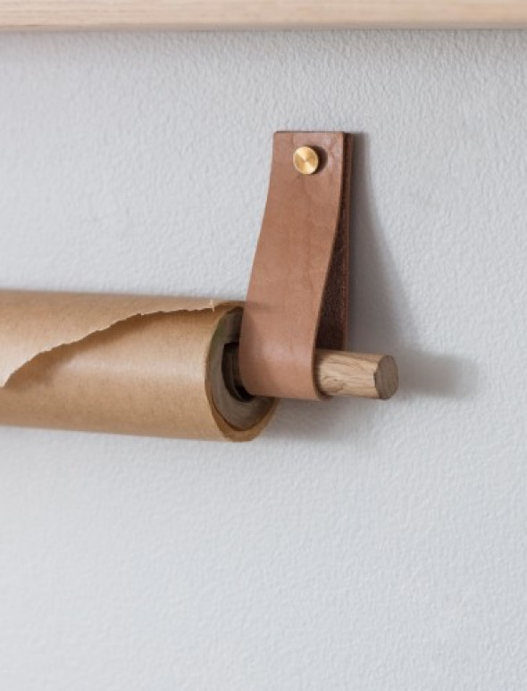 Wieszak Ze Skórzanymi Uchwytami Kelston Garden Trading