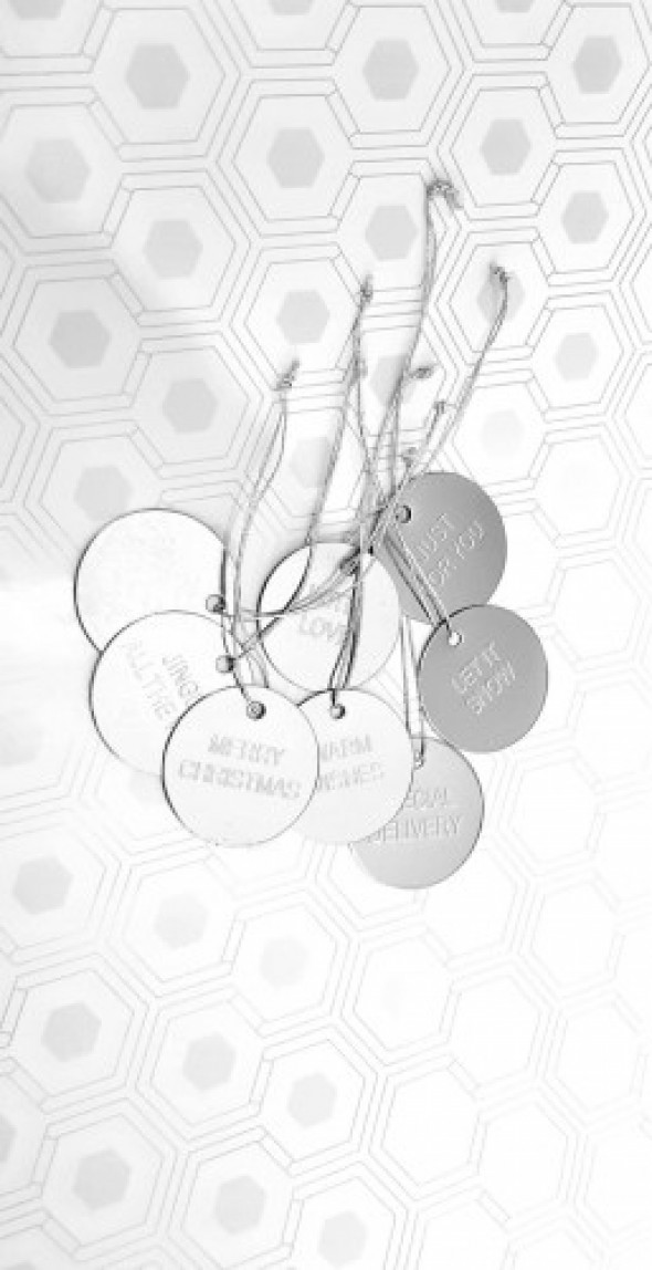 Zawieszki Z Świątecznymi Napisami