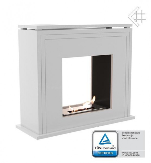 Biokominek wolnostojący JUNE tunel biały TÜV