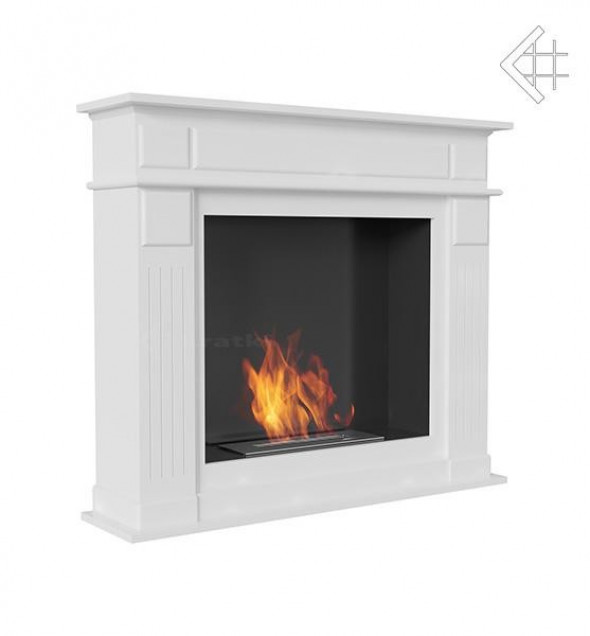 Biokominek wolnostojący NOVEMBER biały TÜV