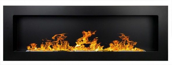 Biokominek zawieszany Archikart 120x40 czarny mat TÜV