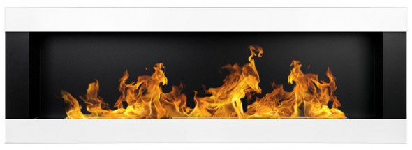 Biokominek zawieszany Archikart 120x40 Long Line biały TÜV