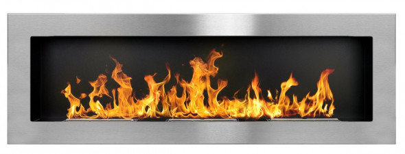 Biokominek zawieszany Archikart 140x40 inox TÜV