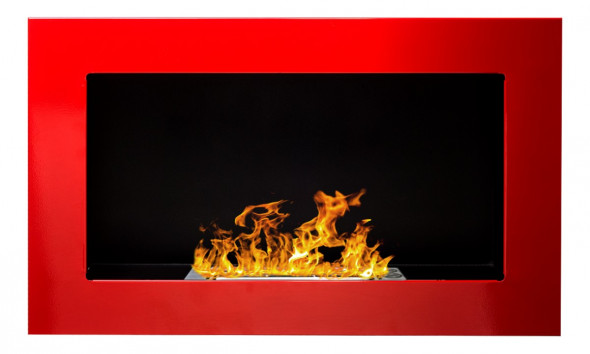 Biokominek zawieszany Globmetal 65x40 czerwony połysk TÜV