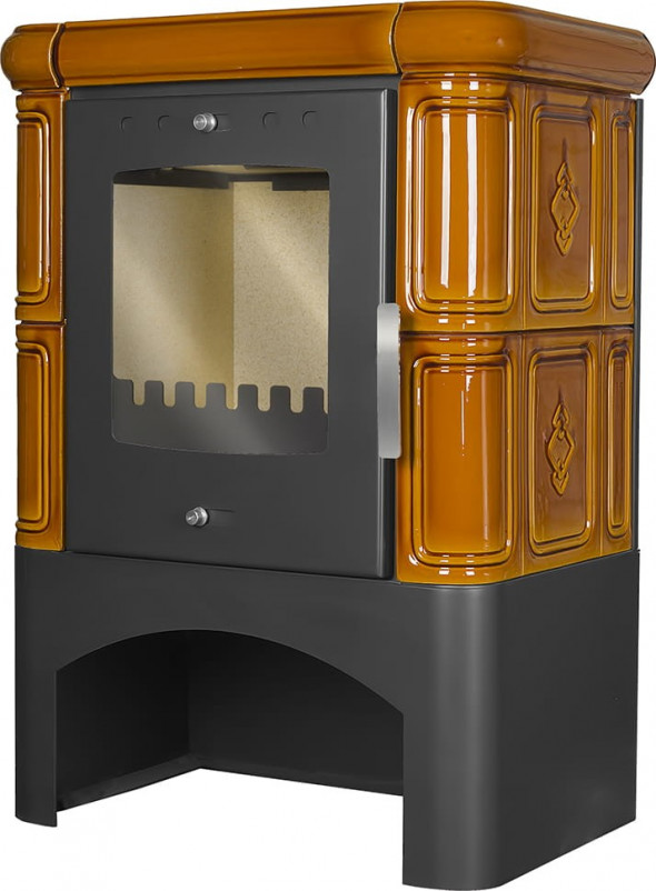 Piecyk kaflowy Ackerman Owczarek PK11 Eko brąz 5,7 kW