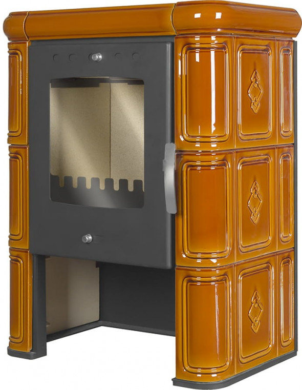 Piecyk kaflowy Ackerman Owczarek PK13 Eko brąz 5,7 kW