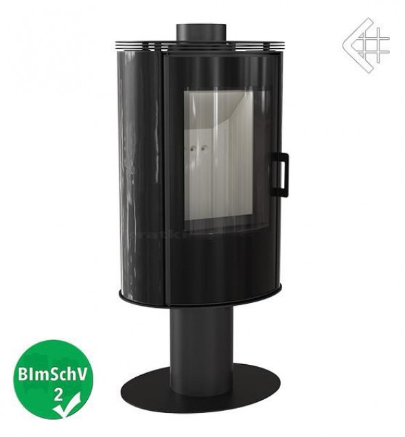 Piecyk KOZA AB S/N/O GLASS kafel czarny/czerwony/biały