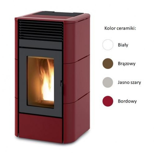 Piecyk na pellet RED Camelia Air kafel 8 kW