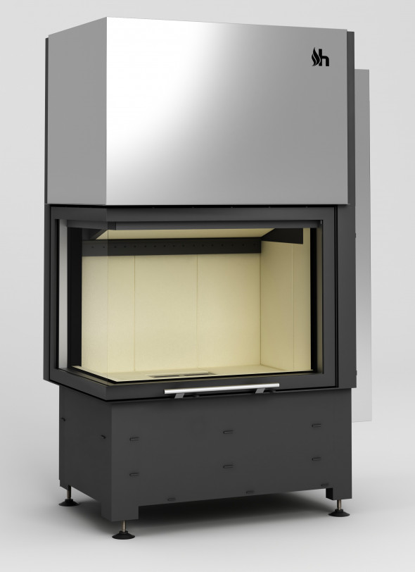 Wkład kominkowy Hajduk Volcano 2Lh szyba gięta