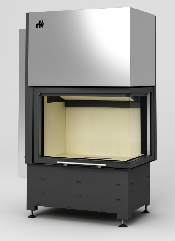 Wkład kominkowy Hajduk Volcano 2Ph szyba gięta