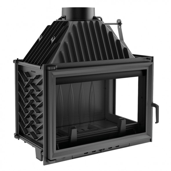 Wkład kominkowy Kratki OLIWIA 18 prawy